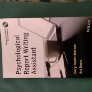 Psychological Report Writing Assistant Paperback Book with Software